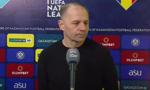 «Это обидно». Главный тренер сборной Молдовы прокомментировал вылет от Казахстана в Лиге наций