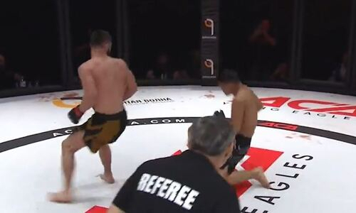 Кыргызского бойца жестко наказали за самонадеянность. Видео