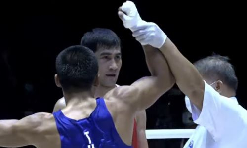 Видео полного боя с нокдауном капитана сборной Казахстана по боксу в финале турнира в Таиланде