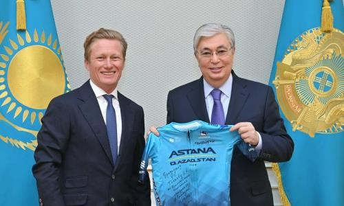 Президенту Казахстана доложили о достижениях «Астаны» и дальнейших планах велокоманды