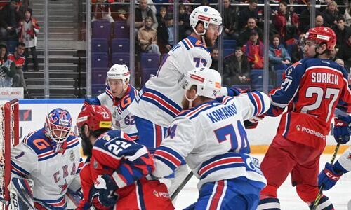 ЦСКА с Дицем в составе обыграл СКА и сохранил шансы выйти в финал плей-офф КХЛ