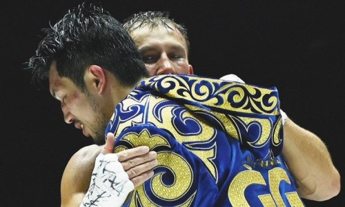 Казахский чапан Геннадия Головкина стал легендарным в Японии