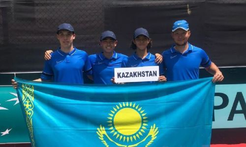 Сборная Казахстана сыграет с Южной Кореей в четвертьфинале Juniors Davis Cup