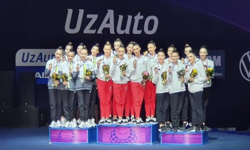 Сборная Казахстана выиграла «бронзу» Кубка мира по художественной гимнастике в Ташкенте