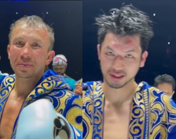 Всё очевидно. Как выглядели лица Головкина и Мураты после боя. Фото