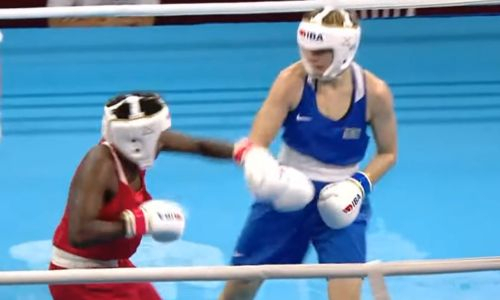 Видео быстрого нокаута в первом бою Казахстана на женском ЧМ-2022 по боксу