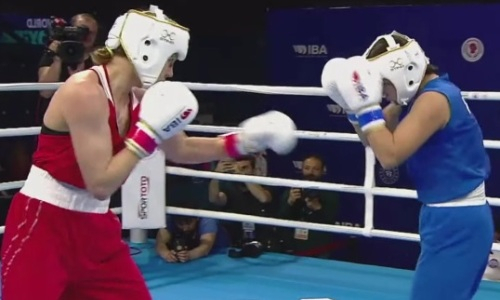 Видео первого боя Казахстана за выход в четвертьфинал женского ЧМ-2022 по боксу