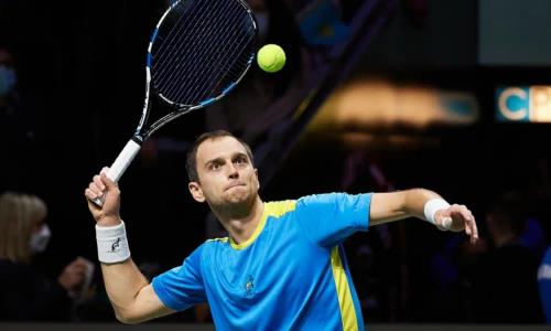 Казахстанский теннисист успешно стартовал на турнире в Лионе