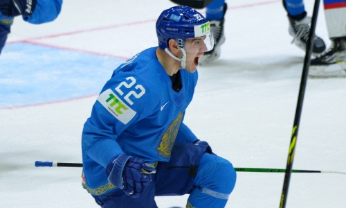 Назван лучший игрок Казахстана в матче против Словакии на ЧМ-2022 по хоккею