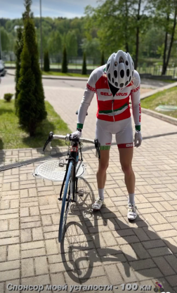 Первая олимпийская чемпионка-казашка показала, как выглядит после ста километров на велосипеде. Фото