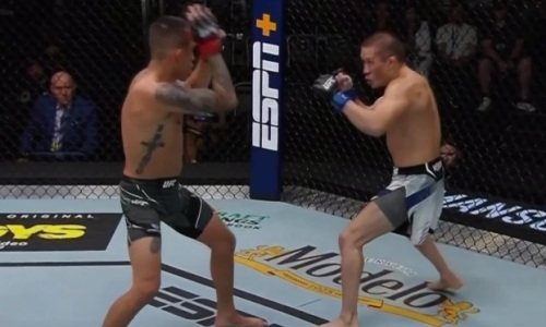 Видео пятого боя Жалгаса Жумагулова в UFC со скандальной концовкой