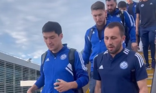 Сборная Казахстана прибыла в Словакию на матч Лиги наций. Видео