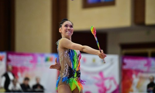 Казахстанки выступили в историческом финале Кубка мира по художественной гимнастике