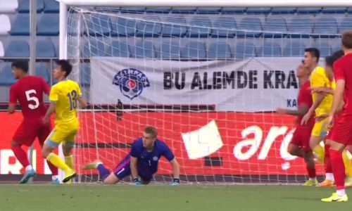 Молодежная сборная Казахстана в меньшинстве выдала «нежданчик» против Турции. Видео