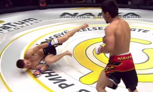 Парад молниеносных нокаутов Казахстана в ММА продолжается. Видео