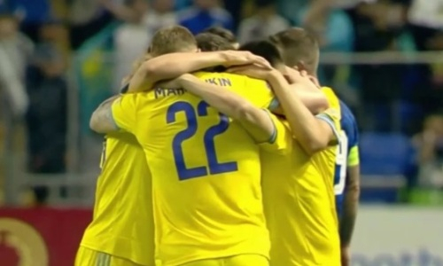 Появилось видео эмоций сборной Казахстана после финального свистка домашнего матча со Словакией