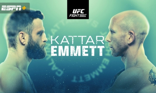 Прямая трансляция турнира UFC on ESPN 37 с главным боем Каттар — Эмметт