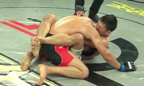 Видео боя казахстанского «Бизона» с жестоким финишем узбекистанца на Brave CF 59