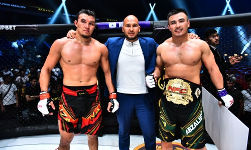 Определены лучшие бойцы турнира с чемпионским поединком казахстанца