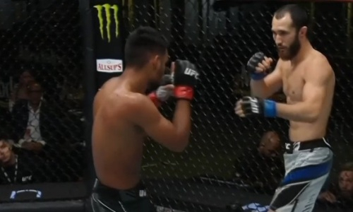 Видео победного боя Сергея Морозова против обидчика Жалгаса Жумагулова с крутым камбэком в UFC