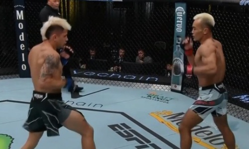 Видео полного боя казаха с 37 победами против американца в UFC