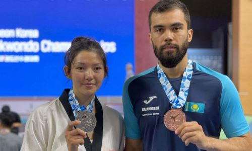 Две медали привезли казахстанцы с чемпионата Азии по таеквондо