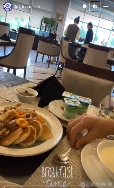 Игрок сборной Казахстана показал питание в национальной команде