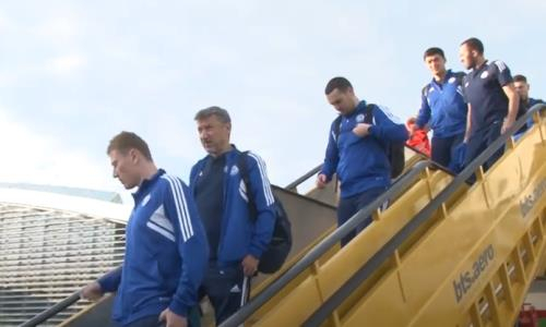 КФФ представила видео прибытия сборной Казахстана в Словакию