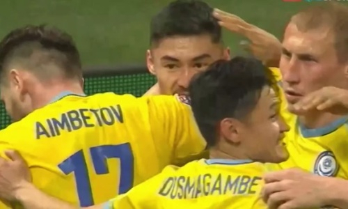 Казахстан открыл счет в выездном матче со Словакией. Видео