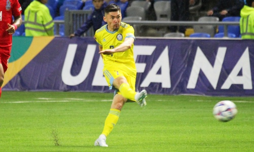 Видео победного гола Казахстана в матче со Словакией в Лиге наций
