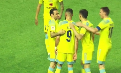 Видео гола Влута матча Премьер-Лиги «Астана» — «Аксу»