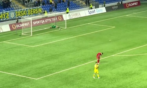 Видео гола Перцуха матча Премьер-Лиги «Астана» — «Аксу»