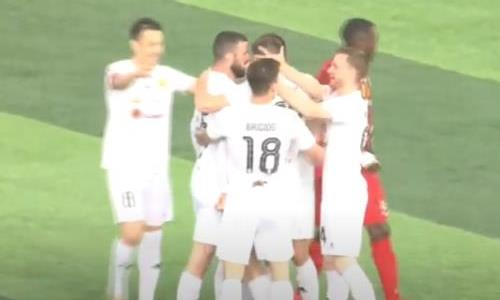 Видео гола Йованчича матча Премьер-Лиги «Кызыл-Жар» — «Тобол»