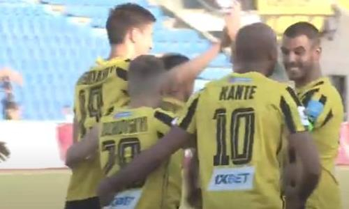 Видео гола Шушеначева матча Премьер-Лиги «Тараз» — «Кайрат» 