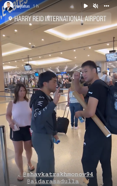 Рахмонов вылетел в Казахстан после четвертой победы в UFC. Фото