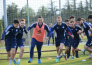 Опубликован фоторепортаж с тренировки сборной Казахстана в Белграде 