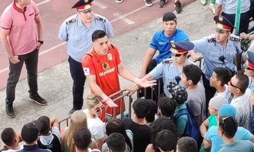 Скандалом закончился матч Кубка Казахстана по футболу