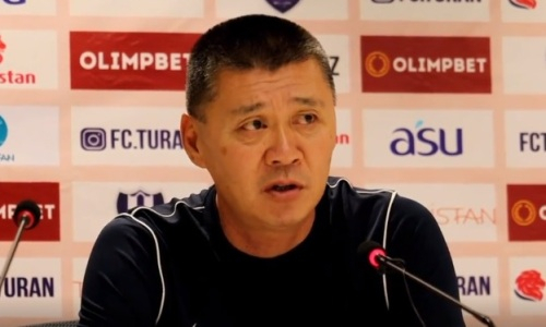 Наставник «Турана» высказался о ничьей против «Астаны»