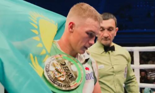 «Казахский король» показал бой с тенью в горах. Видео