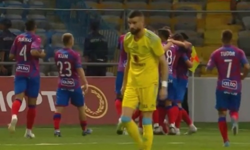 Закончился первый тайм матча «Астана» — «Ракув» в Лиге Конференций