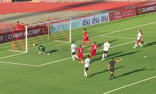 Видео гола Касыма матча Премьер-Лиги «Шахтер» — «Актобе»