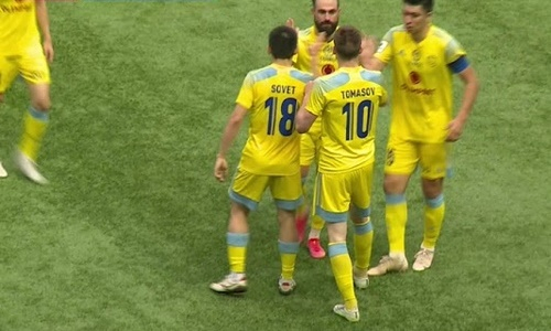 Видео третьего гола Томасова матча Премьер-Лиги «Астана» — «Мактаарал»