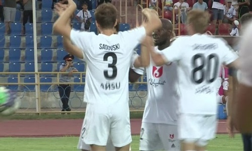 Видео гола Садовского матча Премьер-Лиги «Ордабасы» — «Каспий»