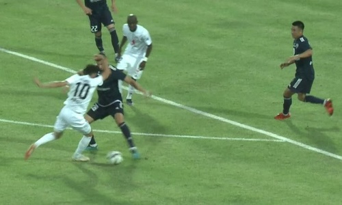 Видео гола Астанова матча Премьер-Лиги «Ордабасы» — «Каспий»