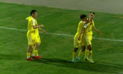 Видео гола Жаксылыкова матча Кубка Казахстана «Тараз» — «Тобол»