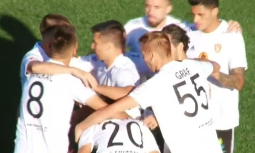 Видео гола Жангылышбая матча Премьер-Лиги «Шахтер» — «Аксу»