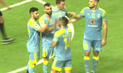 Видео второго гола Влута матча Кубка Казахстана «Астана» — «Шахтер»