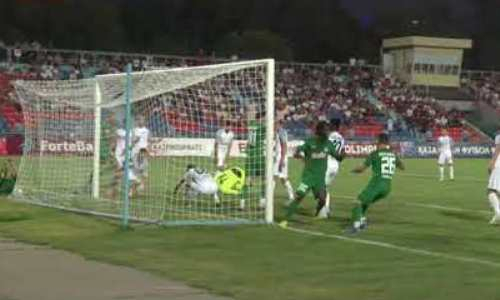 Видео автогола Калдыбекова матча Кубка Казахстана «Тараз» — «Мактаарал»