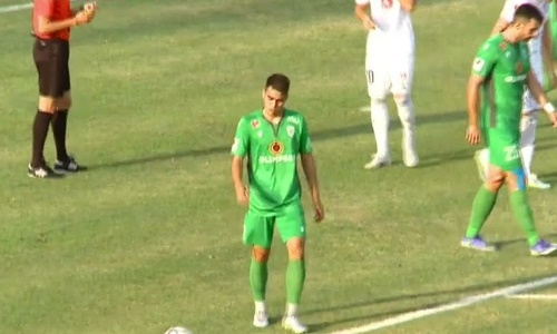 Видео гола Астанова матча Кубка Казахстана «Ордабасы» — «Атырау»