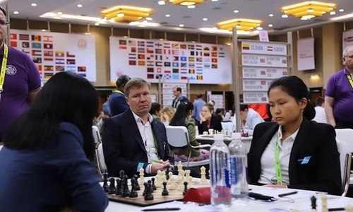 Казахстанки победой завершили выступление на всемирной шахматной олимпиаде